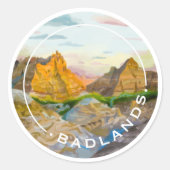 Badlands National Park Sticker (Voorkant)