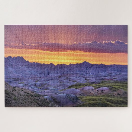 Badlands National Park Sunset, South Dakota Legpuzzel (Horizontaal)
