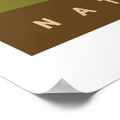 Badlands National Park Travel Poster Print (Hoek)