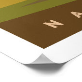 Badlands National Park Travel Poster Print (Hoek)