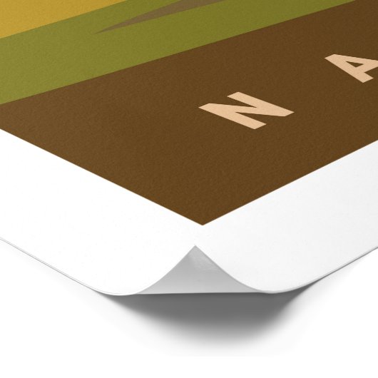 Badlands National Park Travel Poster Print (Hoek)