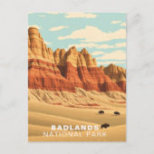 Badlands National Park Verenigde Staten South Dako Briefkaart (Voorkant)