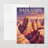 Badlands National Park VS Briefkaart (Voorkant / Achterkant)