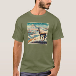 Badlands National Park Winter Souvenir Gift T-shirt