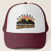 Badlands North Dakota Retro Trucker Pet (Voorkant)