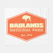 Badlands NP 3 Fleece Deken (Voorkant (Horizontaal))