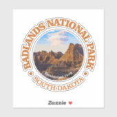 Badlands NP (rd)2 Sticker (Vel)