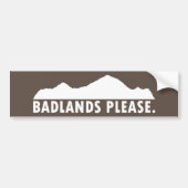 Badlands Please Bumpersticker (Voorkant)