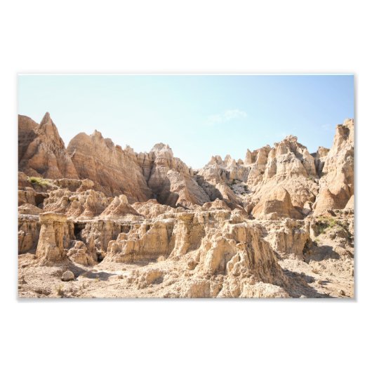 Badlands (South Dakota) Foto Afdruk (Voorkant)