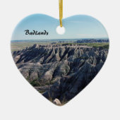 Badlands, South Dakota Keramisch Ornament (Voorkant)