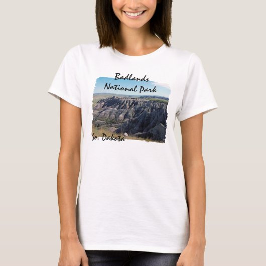 Badlands, South Dakota T-shirt (Voorkant)
