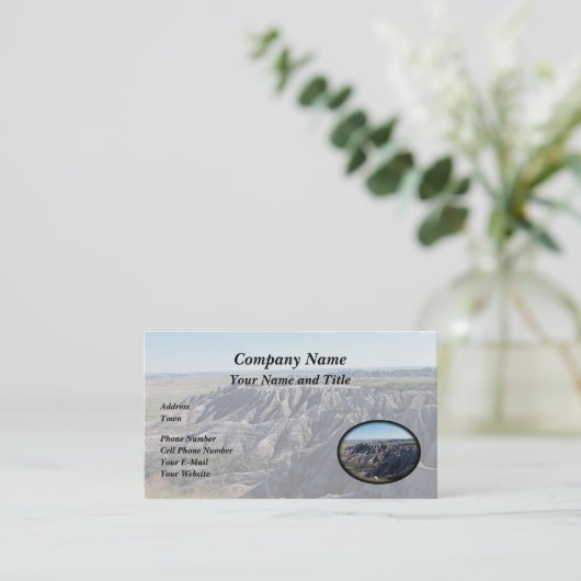 Badlands, South Dakota Visitekaartje (Staand voorkant)