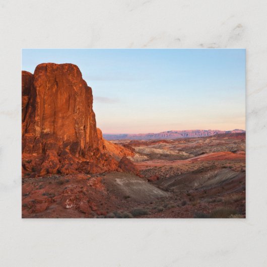 Badlands Sundown Briefkaart (Voorkant)