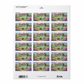 Badlands Tuinieren Slakken Adreslabels Etiket (Full Sheet)