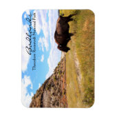 Badlands van North Dakota Magnet Magneet (Verticaal)