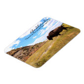 Badlands van North Dakota Magnet Magneet (Linkerzijde)