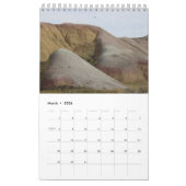 Badlands van South Dakota Kalender (Mar 2026)