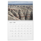 Badlands van South Dakota Kalender (Mar 2027)
