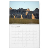 Badlands van South Dakota Kalender (Feb 2027)