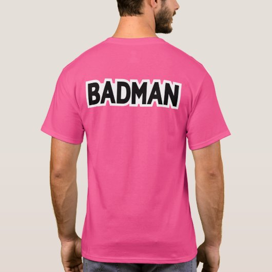 BADMAN 背面プリント T-SHIRT (Achterkant)