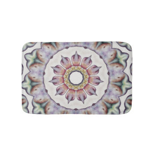Badmat, Abstracte Kaleidoscoop Afbeelding Badmat