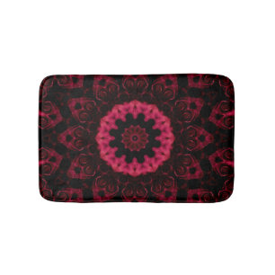 Badmat, Abstracte Kaleidoscoop Afbeelding Badmat