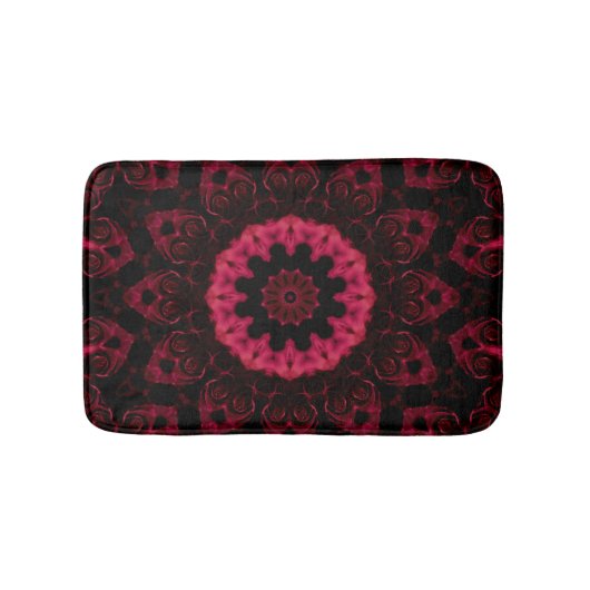 Badmat, Abstracte Kaleidoscoop Afbeelding Badmat (Voorkant)