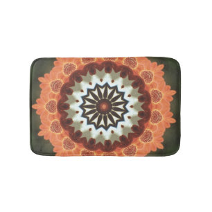Badmat, Abstracte Kaleidoscoop Afbeelding Badmat