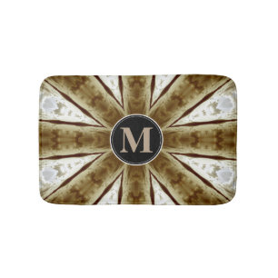 Badmat, Abstracte Kaleidoscoop Afbeelding Badmat