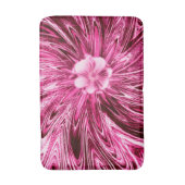 Badmat Abstracte lijnen Paarse bloem (Voorkant Verticaal)