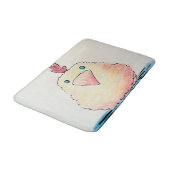 Badmat, Baby Kuiken Aquarel Badmat (Gekanteld)