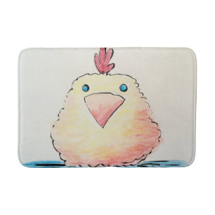 Badmat, Baby Kuiken Aquarel Badmat