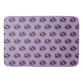 Badmat Boeket Viooltjes (Voorkant)