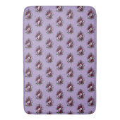 Badmat Boeket Viooltjes (Voorkant Verticaal)
