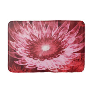 Badmat Fantasy Bloemen Rood