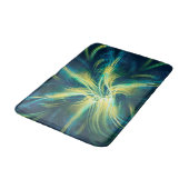 Badmat Fractal Bloem Blauw Palet (Gekanteld)