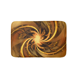 Badmat Fractal Twisted Glow Yellow