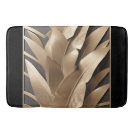 Badmat/gebeeldhouwde metalen bananenblad/badmat badmat