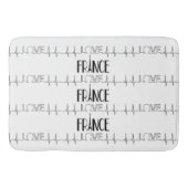 Badmat Love Frankrijk (Voorkant)