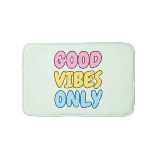 Badmat met alleen goede vibraties