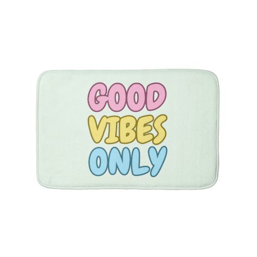 Badmat met alleen goede vibraties (Voorkant)