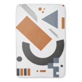 Badmat met geometrische kunst (Voorkant Verticaal)