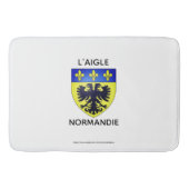 Badmat met het wapen van L'Aigle Normandië (Voorkant)