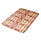 Badmat, Rode kleur modern klassiek design Bath Ba Badmat (Gekanteld)