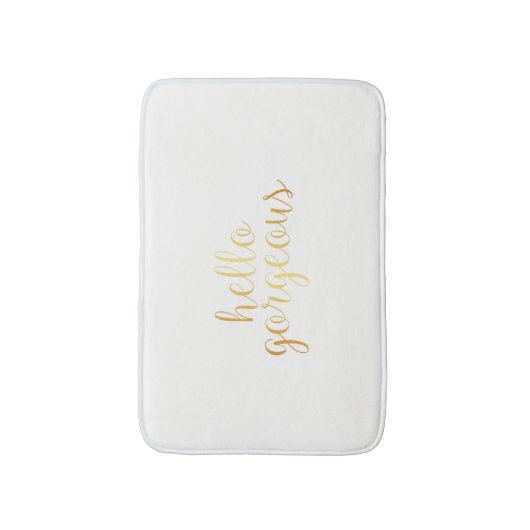 Badmat - schitterend hallo (Voorkant Verticaal)