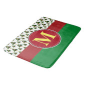 Badmat, sjabloon voor aangepaste monogram badmat (Gekanteld)