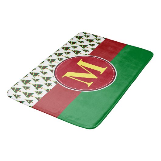 Badmat, sjabloon voor aangepaste monogram badmat (Gekanteld)
