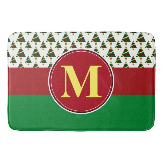 Badmat, sjabloon voor aangepaste monogram badmat (Voorkant)