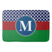 Badmat, sjabloon voor aangepaste monogram badmat (Voorkant)