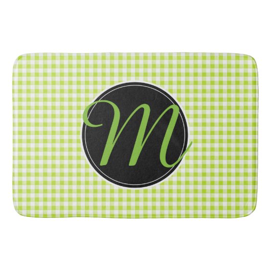 Badmat, sjabloon voor aangepaste monogram badmat (Voorkant)